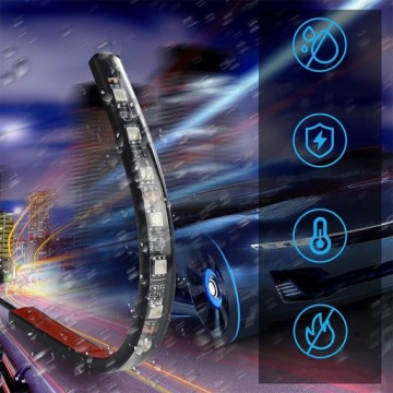 RGB СВЕТОДИОДНОЕ ОСВЕЩЕНИЕ ДЛЯ ИНТЕРЬЕРА АВТОМОБИЛЯ + ПУЛЬТ ДИСТАНЦИОННОГО УПРАВЛЕНИЯ