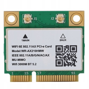 КАРТА WIFI AX210HMW 6250 2,4/5/6 ГГц WIN10