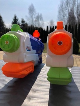 PISTOLET NA WODĘ DLA DZIECI MEGA DUŻY PISTOLET XXL OGROMNY ZASIĘG 11M