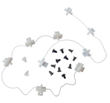 SPINKI LEWEJ LISTWY PROGOWEJ LEWA LISTWA PROGU DO VW VOLKSWAGEN PASSAT B7