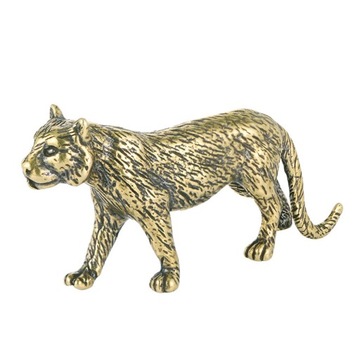 TIGER STATUE BRASS DECOR PAPER WEIGHTS DECORATIVE
