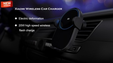 Беспроводное автомобильное зарядное устройство Mi Xiaomi 20 Вт, быстрое зарядное устройство