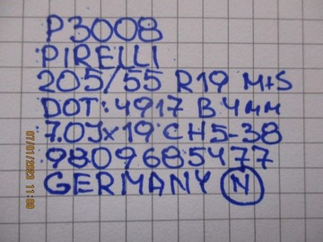 KOLA RÁFKY PNEUMATIKY PEUGEOT 3008 R19 4MM M+S