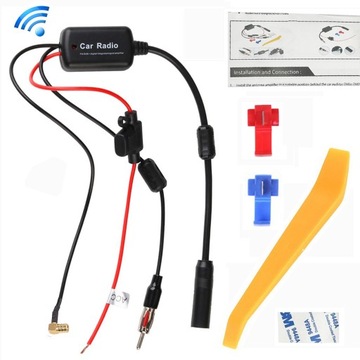 АНТЕННЫЙ УСИЛИТЕЛЬ РАДИОСИГНАЛА DAB+/AM/FM 3в1 12В СО СЪЕМНИКОМ КЛЮЧЕЙ