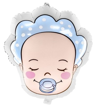 Balon foliowy Bobas It's Boy Chłopiec Baby Shower
