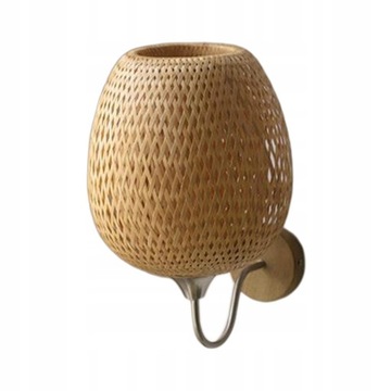 Wzmacniacz ścienny Rattan Bamboo Kinkiet ścienny