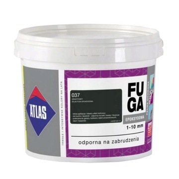 ATLAS FUGA EPOKSYDOWA 2kg - 037 GRAFITOWY