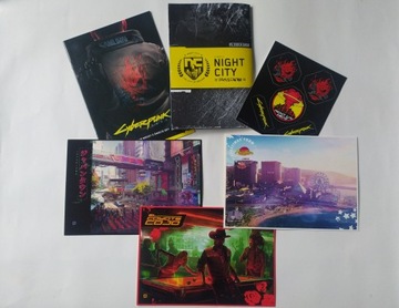 КИБЕРПАНК 2077: Коробка + 2CD + Карта + Открытки