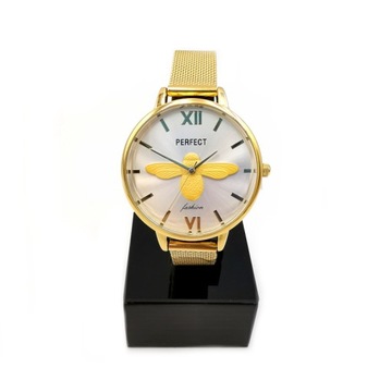 ZEGAREK DAMSKI PERFECT MUCHA GOLD