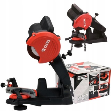 YATO STOŁOWA OSTRZAŁKA DO ŁAŃCUCHA PILAREK OBROTOWA PODSTAWA YT-84990 85W