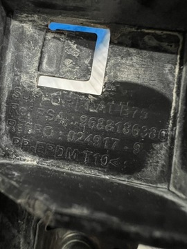 CITROEN DS4 11-15 VÝZTUHA NÁRAZNÍKU LEVÝ PŘEDNÍ 9688186380