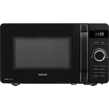 Микроволновая печь Микроволновая печь Черная 8 автоматических программ Часы