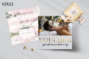VOUCHER PODARUNKOWY BONY VOUCHERY GOTOWY PROJEKT ZŁOTY REALIZACJA 48H 12szt