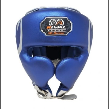 Спарринговый шлем RIVAL RHG100 (синий/серебристый) [Размер L]