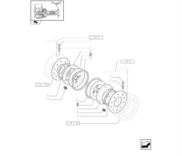 Tarcza hamulcowa New Holland T4000 CASE JX 5180633