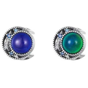 Charms Zawieszka Charms Księżyc Kamień Nastroju Srebro 925 Charmsy Trusky