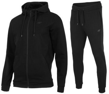 DRES MĘSKI 4F SPODNIE BLUZA DRESY KOMPLET DK01 L