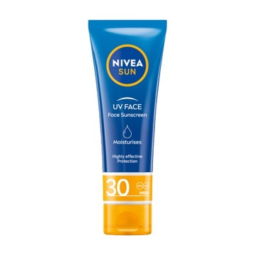 NIVEA SUN Krem przeciwsłoneczny do opalania twarzy z filtrem SPF30 50ml
