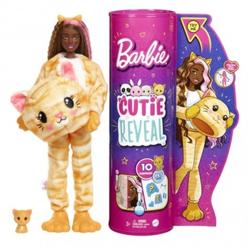 BARBIE CUTIE REVEAL LALKA W PRZEBRANIU KOTKA