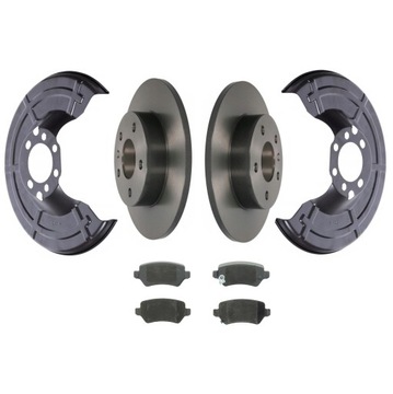 TARCZE KLOCKI OSŁONY TYŁ OPEL ZAFIRA ASTRA H III