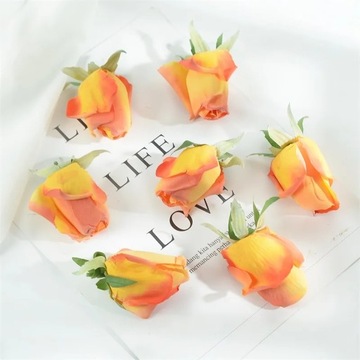 10 шт./лот, 7 см, искусственные шелковые тюльпаны, головка цветка