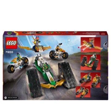 LEGO NINJAGO 71820 Многофункциональные кубики для машин ниндзя.