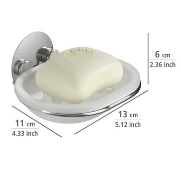 МЫЛЬНИЦА TURBO-LOC - БЕЛАЯ, САМОКЛЕЯЩАЯСЯ WENKO