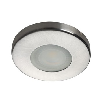 Lampa oprawa sufitowa podtynkowa punktowa okrągła srebrna oczko Kanlux