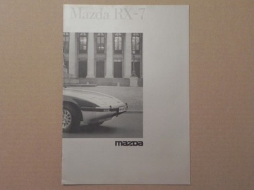 Prospekt - MAZDA RX-7 - 1985 r