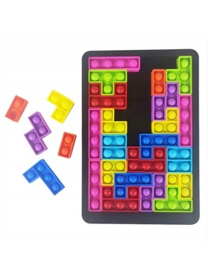 Тетрис блокирует игрушечную игрушку Popit 27 Popit 27