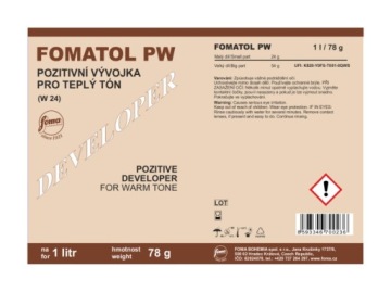 FOMA W24 Fomatol PW - wywoływacz do papierów BW 1l