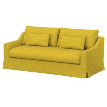 FARLOV Pokrycie sofy 3-os, Velvet Yellow