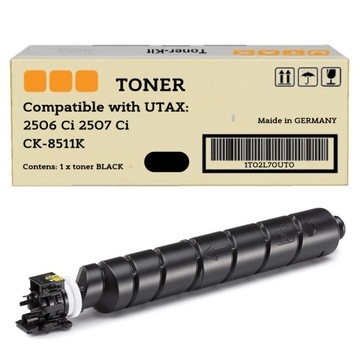 Toner 1T02L70UT0 do UTAX CK-8511K 2506Ci 2507Ci czarny zamiennik 20k stron