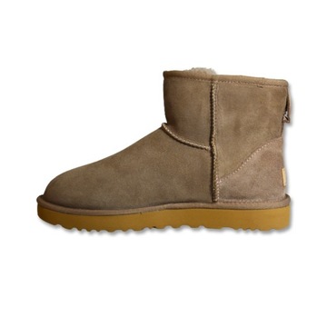 Botki zimowe UGG W Classic Ultra Mini II szare