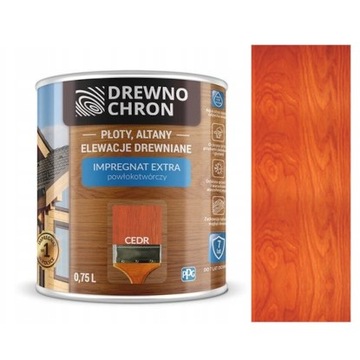 DREWNOCHRON IMPREGNAT EXTRA 0,75L CEDR