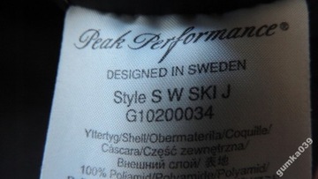 PEAK PERFORMANCE GORE-TEX DAMSKA KURTKA NARCIARSKA M