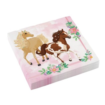Serwetki Beautiful Horses Konie 33x33 cm 20 szt.