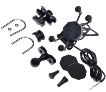 Uchwyt Mocowanie Na Telefon Gniazdo USB Ładowarka X-GRIP typ RAM Quad ATV