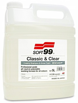 SOFT99 - CLASSIC & CLEAR SHAMPOO - SZAMPON - 5L