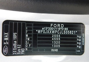 Ford S-Max II Van Facelifting 2.0 EcoBlue 150KM 2021 Ford S-Max z Gwarancja Bezwypadkowy Kupiony Salon 2-2021r 2.0 Diesel 150KM, zdjęcie 24