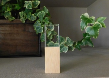 USB 32ГБ 3.0, ДЕРЕВО-СТЕКЛО, СТЕКЛО С ПОДСВЕТКОЙ