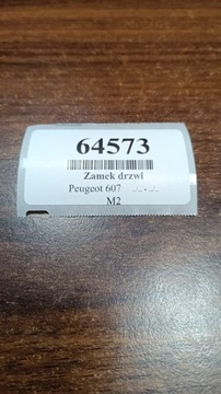 PEUGEOT 607 ZÁMEK DVEŘE PRAVÝ PŘEDNÍ