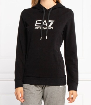 EA7 bluza | Regular Fit czarna