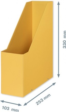 Органайзер для журналов Leitz Click&Store Cozy корешок 103мм желтый