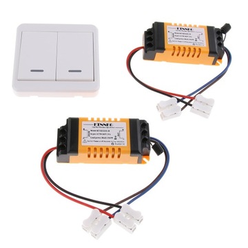 2CH RF Przełącznik zdalnego sterowania AC90 250V Lampa