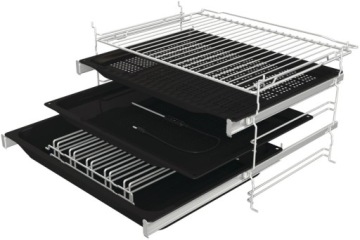 Духовка Gorenje BPSAX6747A08BG, 77 л, паровой пиролиз, направляющие термозонда