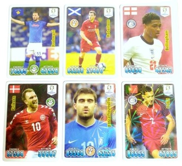 БОЛЬШАЯ КОРОБКА С 288 КАРТОЧКАМИ НА ЕВРО-2024.