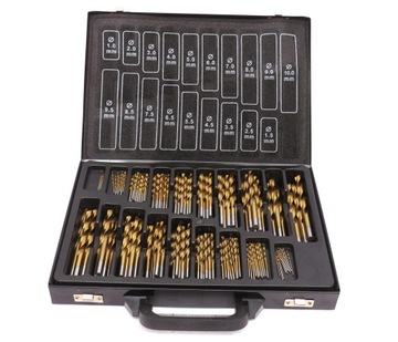 НАБОР ТИТАНОВЫХ СВЕРЛ ПО МЕТАЛЛУ, 170 ШТ.