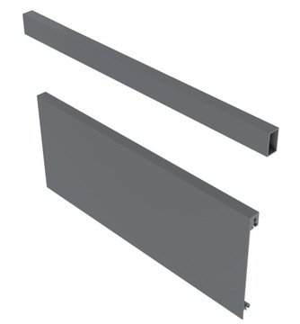 Panel frontu wew Axis Pro + reling H=95 antracyt