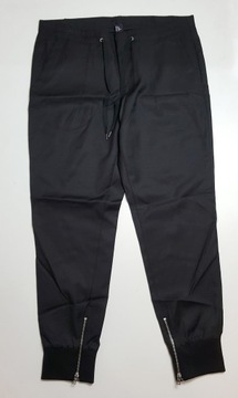 Joggersy Spodnie Marynarkowe na haftkę Suit Pants Slim fit H&M r.52